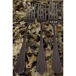 Oneida Baguette Stainless Steel 18/10 Dinner  Forks‎ Fork Set Of 3